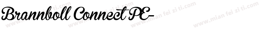 Brannboll Connect PE字体转换